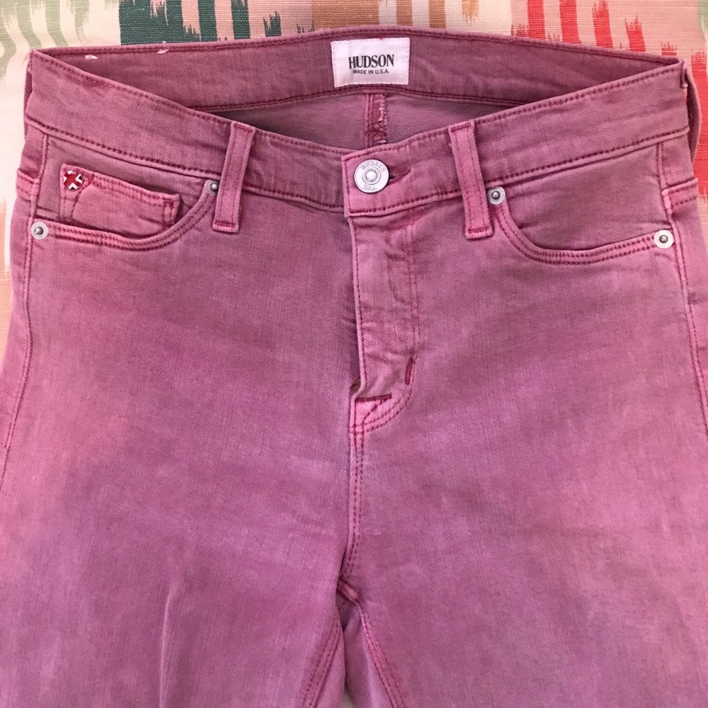 Hudson dusty pink skinny jean